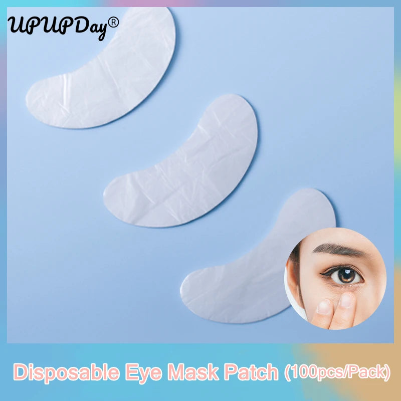 Película de plástico desechable para ojos, película para mantener la frescura, mascarilla, papel ultrafino para el cuidado de la piel, salón de belleza, promoción de productos, absorción
