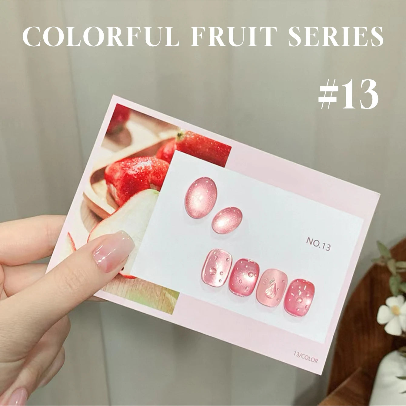 MIANEL 12ML 1-7 piezas Esmalte de uñas en gel con efecto ojo de gato, color rosa, dorado, con burbujas de océano, con cuentas de vidrio, para verano, 2025, para uñas azules, artículos para uñas