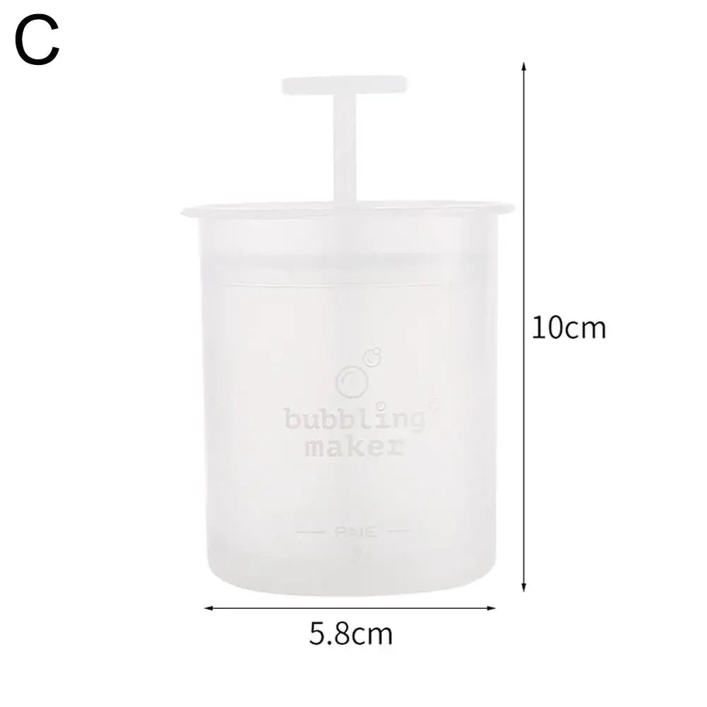 Herramientas de limpieza con espuma, vaso reutilizable para hacer espuma, espumador de burbujas, dispositivo de limpieza con espuma, herramientas para baño, limpiador facial, champú C4E7