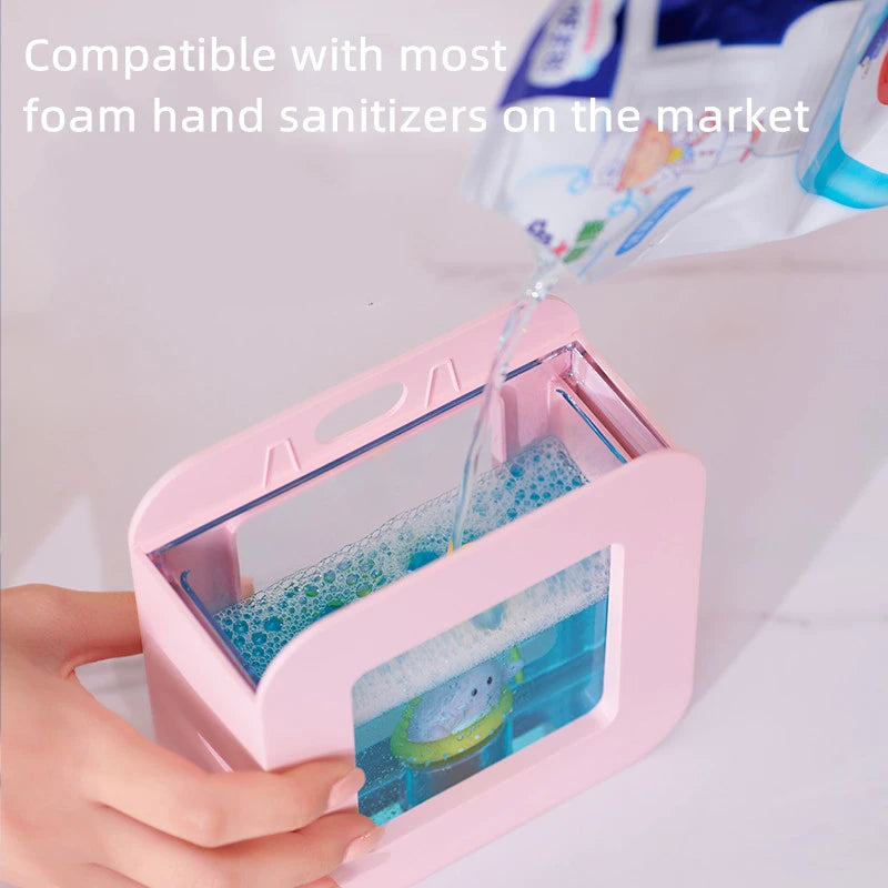 Nuevo dispensador de jabón automático, desinfectante de manos para mascotas, sin contacto, con carga USB, 400 ml, dispensador de líquido, desinfectante de manos personal.