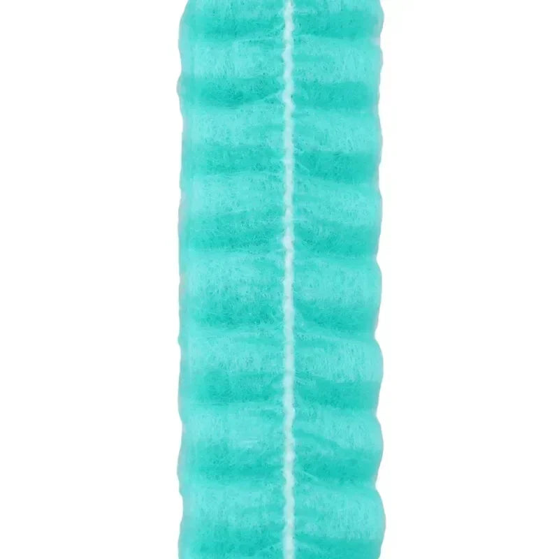 100 unidades/paquete de cubrecabezas desechables, de red, a prueba de polvo, transpirables, para ducha, baño y cocina.