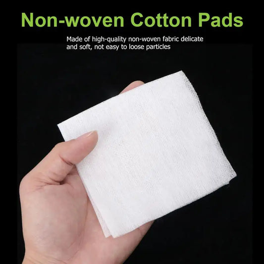 100pcs Non Woven Gauze Sponge First Aid Gauze Cloth Wound Aid Cotton Pads (Folded Size 10x10cm, Unfold Size 20x20cm)