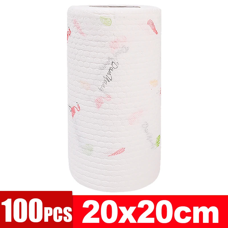 Trapos desechables de cocina, paños de limpieza reutilizables no tejidos, toallas de lavado para el hogar, paños de cocina, toallitas de trapo, herramientas de limpieza de telas