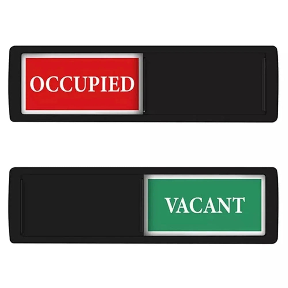 Letrero de privacidad para puerta, letrero de ocupado/desocupado, letrero deslizante con número, indicador de molestias para casa, oficina, baño, reuniones, hotel, hospital