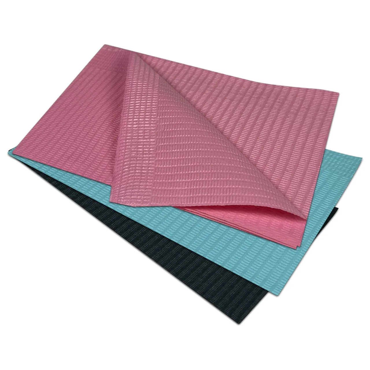Baberos dentales desechables 45x33 cm | 50 uds | Paquetes y colores | Campos quirúrgicos desechables para dentistas y tatuadores