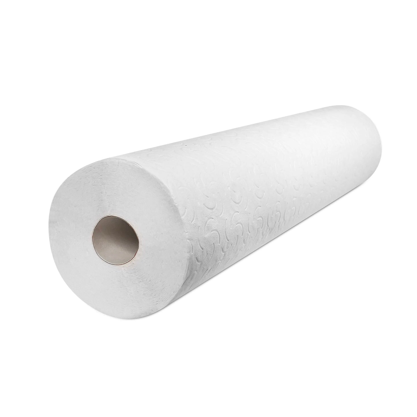 Papel de Camilla Doble Capa 56 cm X 50 Metros Precortado a 80 cm - Rollos de Papel de Camilla de Masaje Doble Capa