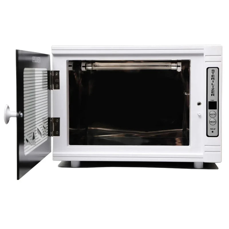Esterilizador de luz ultravioleta de 12 l, caja limpiadora de uñas, gabinete de desinfección para peluquería, herramientas de manicura, desinfectante ultravioleta para spa, estudio de belleza