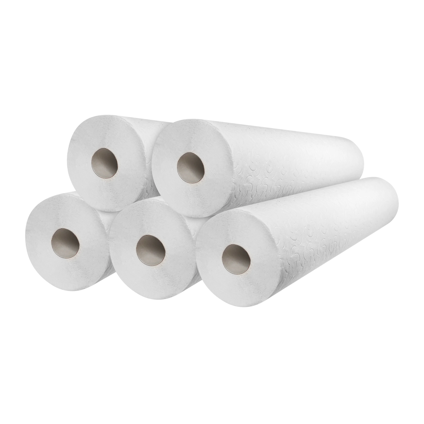 Papel de Camilla Doble Capa 56 cm X 50 Metros Precortado a 80 cm - Rollos de Papel de Camilla de Masaje Doble Capa