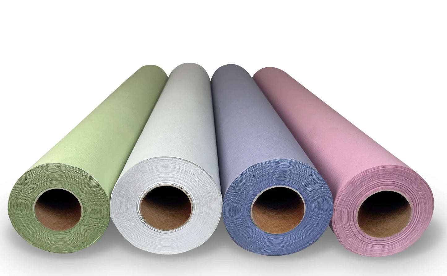 Papel crepado blanco para camilla de 59 cm x 70 metros | Papel de masaje de textura suave