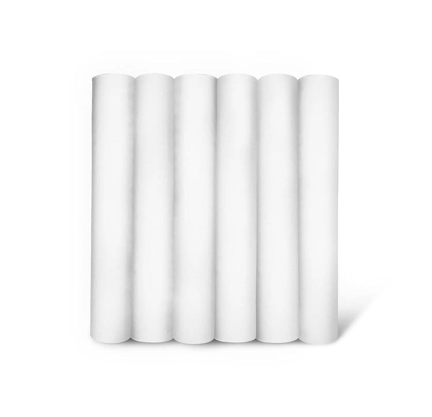 Papel crepado blanco para camilla de 59 cm x 70 metros | Papel de masaje de textura suave