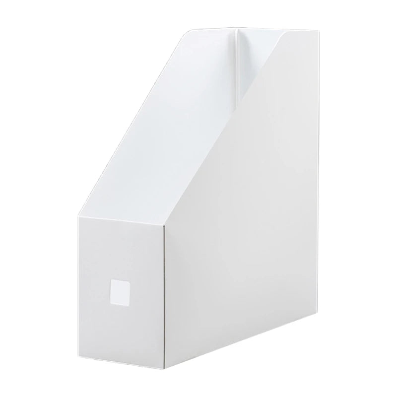 Organizador de documentos y revistas de plástico, caja de almacenamiento multifuncional, estuche de escritorio para el hogar y la oficina.