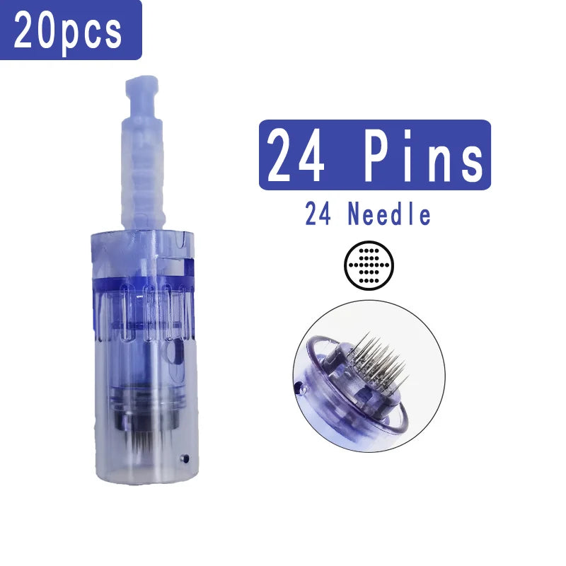 10/20/50 agujas Dr. Pen A6 para Derma Pen, bayoneta de microagujas Drpen A6, A1, M5, M7, N2, E30, sello de 12, 36 y 42 pines.