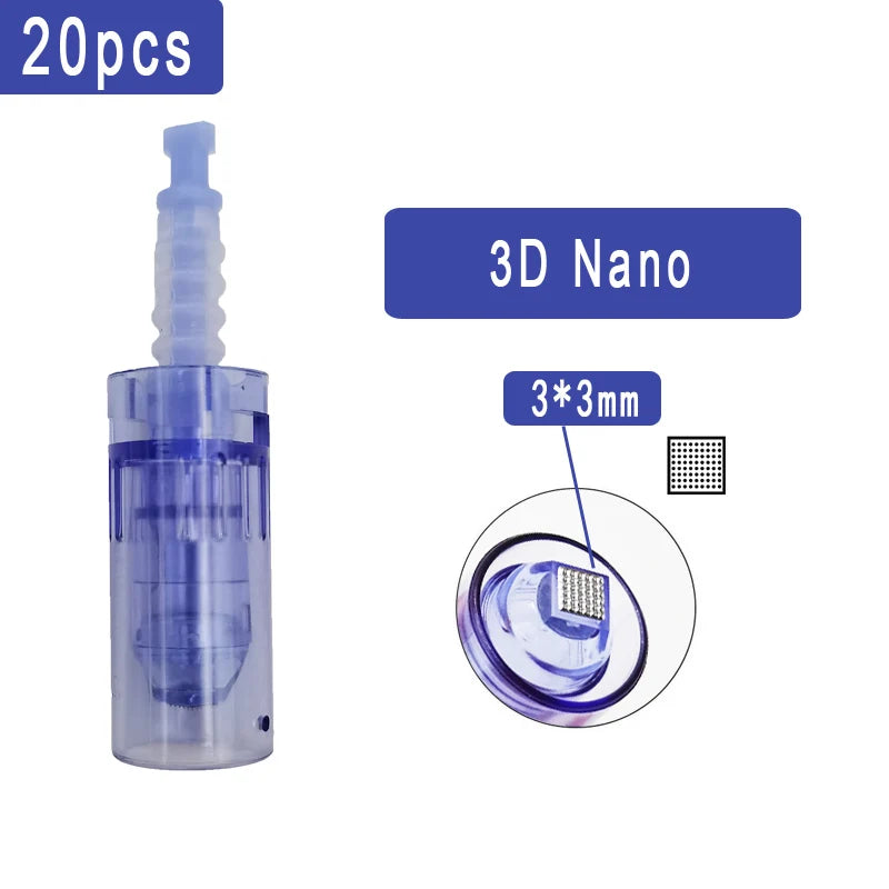 10/20/50 agujas Dr. Pen A6 para Derma Pen, bayoneta de microagujas Drpen A6, A1, M5, M7, N2, E30, sello de 12, 36 y 42 pines.