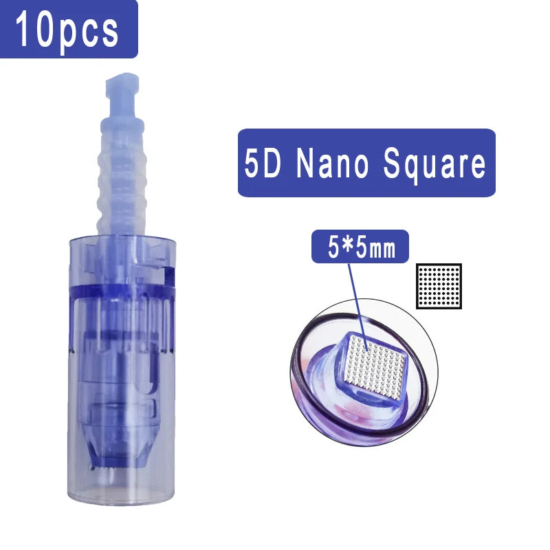 10/20/50 agujas Dr. Pen A6 para Derma Pen, bayoneta de microagujas Drpen A6, A1, M5, M7, N2, E30, sello de 12, 36 y 42 pines.