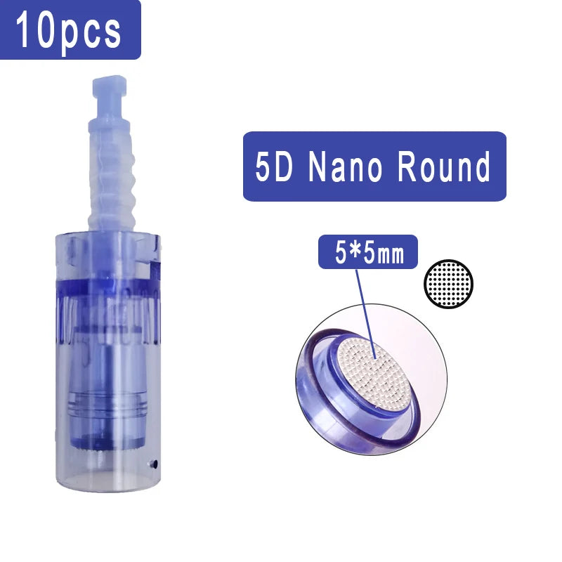 10/20/50 agujas Dr. Pen A6 para Derma Pen, bayoneta de microagujas Drpen A6, A1, M5, M7, N2, E30, sello de 12, 36 y 42 pines.