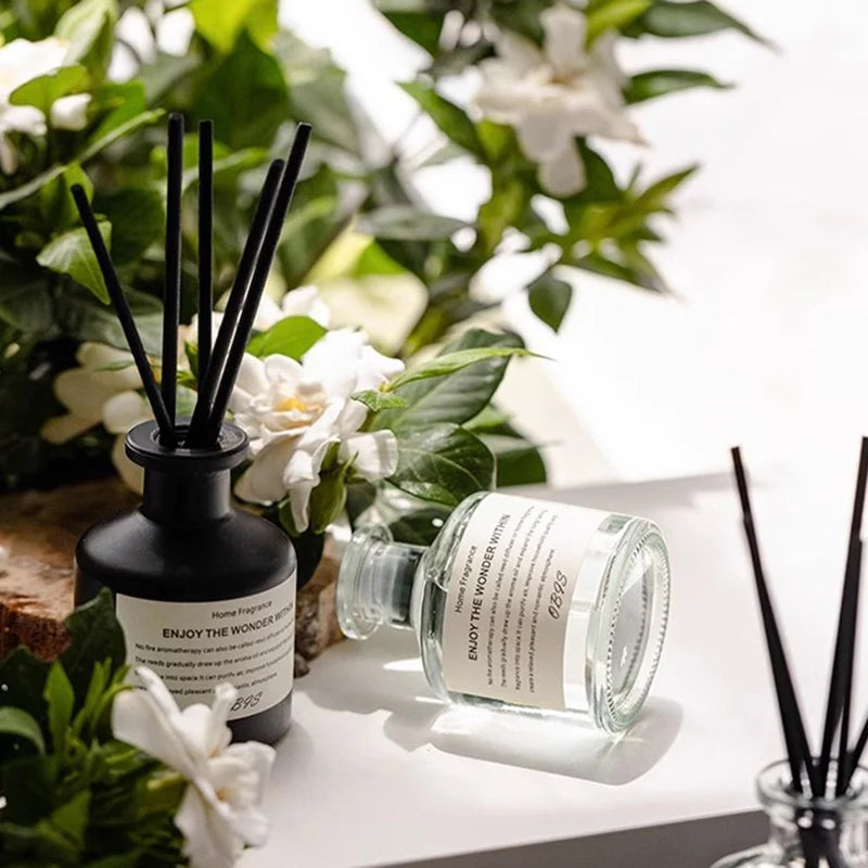 Ambientador líquido sin llama, difusor de aroma, perfume, desodorante, fragancia floral de larga duración, decoración del hogar.