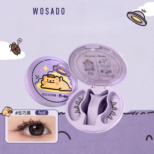 WOSADO B Pestañas magnéticas de alta gama que aumentan los ojos, sin adhesivo, reutilizables, pinzas para pestañas postizas magnéticas, sin necesidad de pegamento