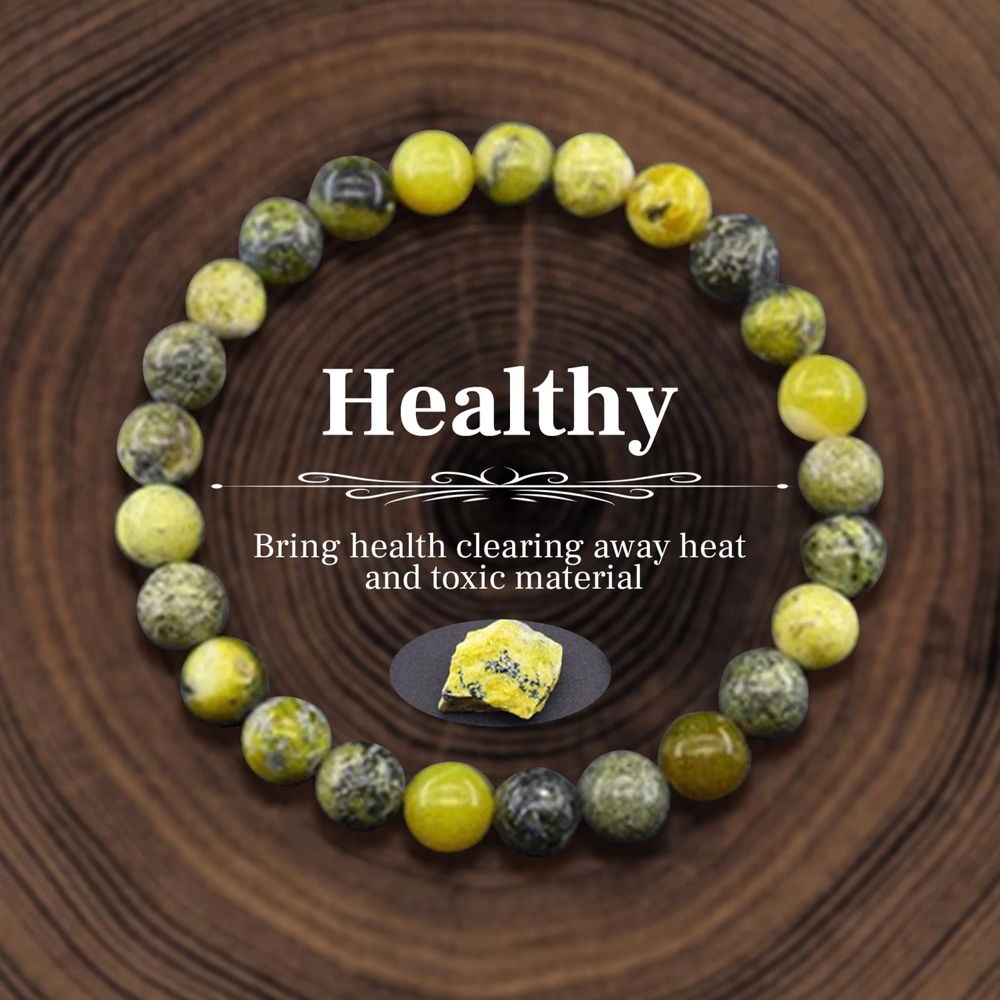 Natural Stone Crystal Beads Bracelet for Women Unisex 7 Chakra Energy Protection Healing Prosperity Bangle Good Luck Jewelry