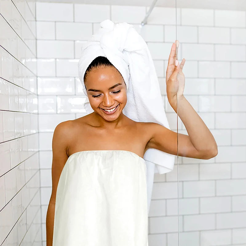 Bata de baño desechable, bata de baño ajustable, no tejida, vaporizadora, portátil, para viaje y hotel.