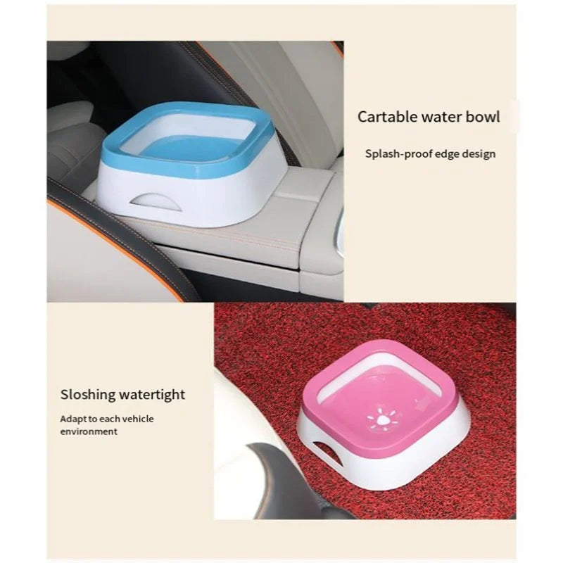 Bebedero para perros de 1 l, 1000 ml, flotante, antihumedad, para gatos, dispensador de agua de gran capacidad.