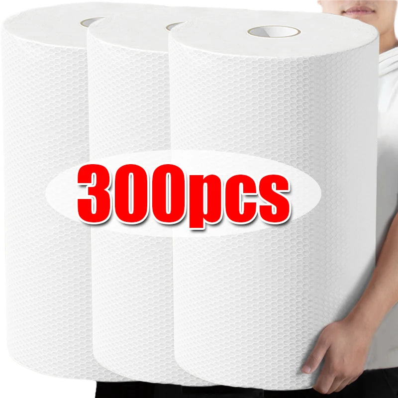 Trapos desechables de cocina, paños de limpieza reutilizables no tejidos, toallas de lavado para el hogar, paños de cocina, toallitas de trapo, herramientas de limpieza de telas