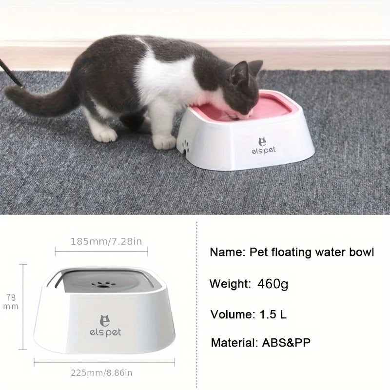 Cuenco de agua para perros Cuenco para perros Comedero de agua lento Cuenco de agua para mascotas sin derrames Plato de alimentación lenta