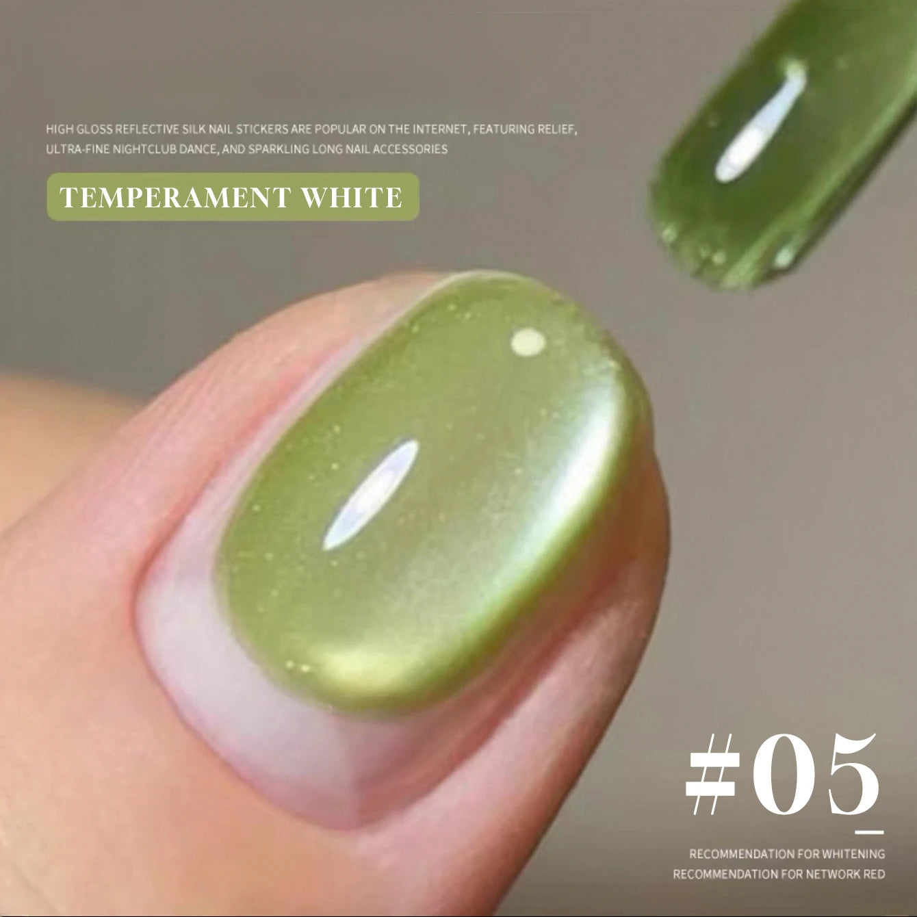 MIANEL 12ML 1-7 piezas Esmalte de uñas en gel con efecto ojo de gato, color rosa, dorado, con burbujas de océano, con cuentas de vidrio, para verano, 2025, para uñas azules, artículos para uñas