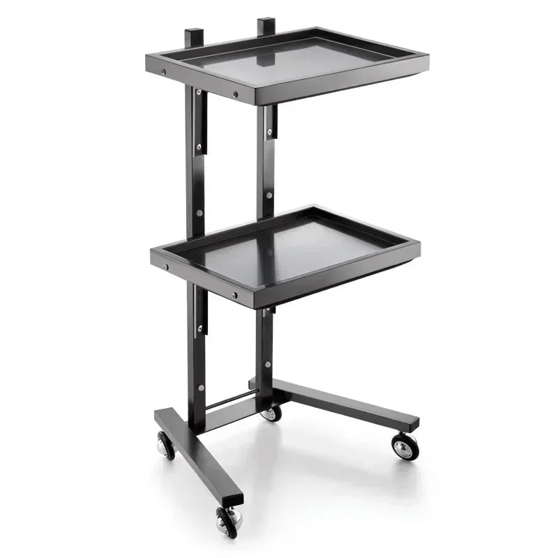 Carrito de acero inoxidable para salón de tatuajes, mueble de peluquería multicapa, carrito de herramientas de almacenamiento