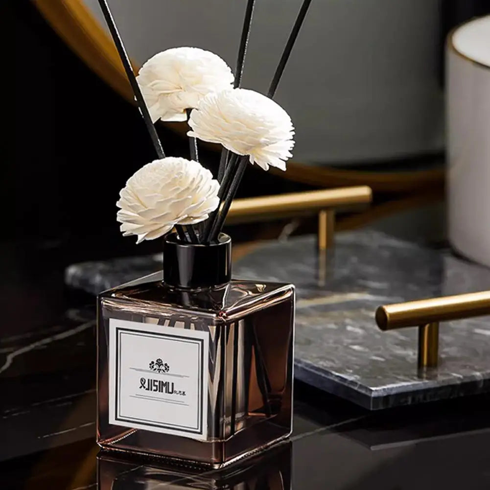Difusor de aromaterapia sin fuego para decoración del hogar, aroma floral de larga duración para baño, N2p8