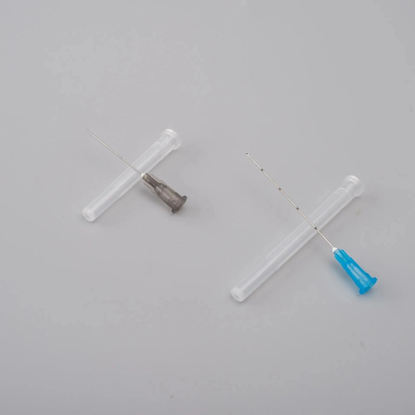 Cánulas micro romas finas para relleno, 50 unidades por caja, 18 g, 21 g, 22 g, 23 g, 25 g, 27 g, 38 mm, 50 mm y 70 mm.
