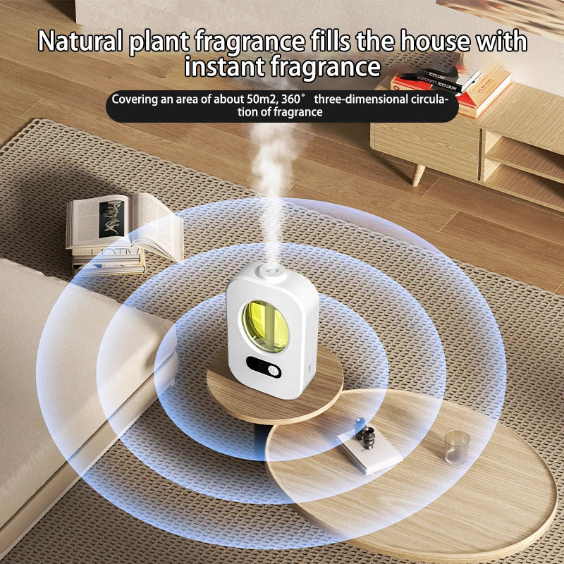 Difusor automático de aromaterapia, ambientador, dispensador de aceites esenciales para baño y baño, humidificador.