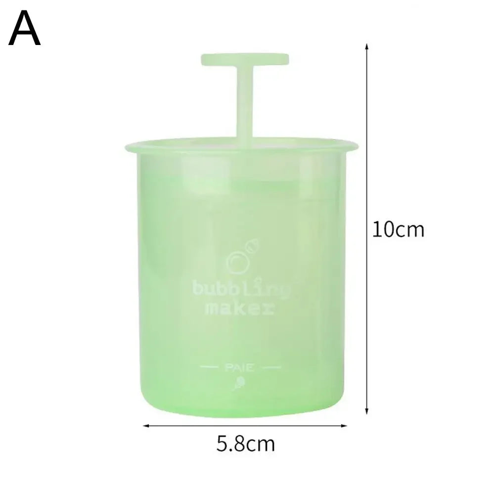 Herramientas de limpieza con espuma, vaso reutilizable para hacer espuma, espumador de burbujas, dispositivo de limpieza con espuma, herramientas para baño, limpiador facial, champú C4E7