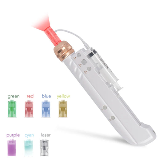 2.ª pistola de mesoterapia portátil, inyector de agua, pluma dermatológica para rejuvenecimiento facial, mesoterapia antienvejecimiento y eliminación de arrugas.