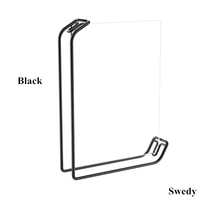 6 Inch 105x150mm Acrylic Sign Holder Menu Paper Price Listing Poster Frame Baby Wedding Gift Metal Photo Picture Display Stand