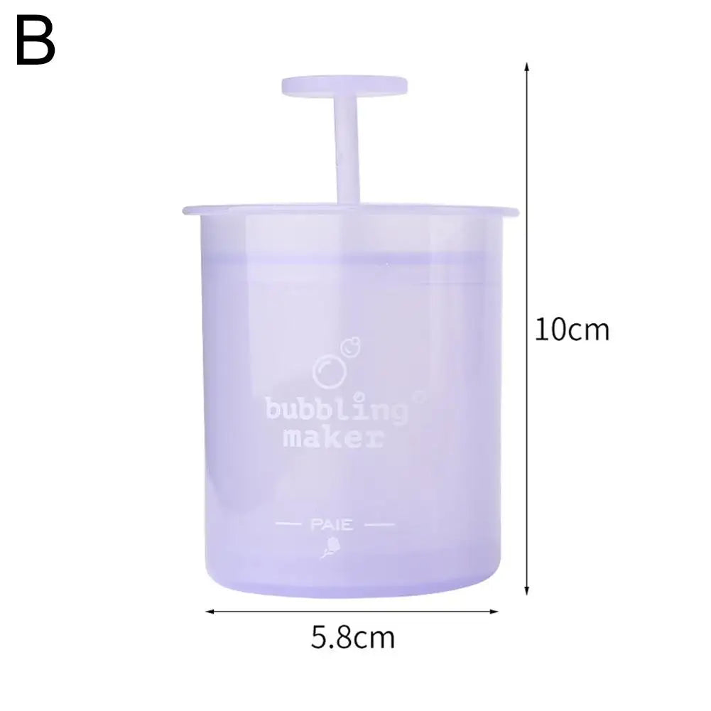 Herramientas de limpieza con espuma, vaso reutilizable para hacer espuma, espumador de burbujas, dispositivo de limpieza con espuma, herramientas para baño, limpiador facial, champú C4E7