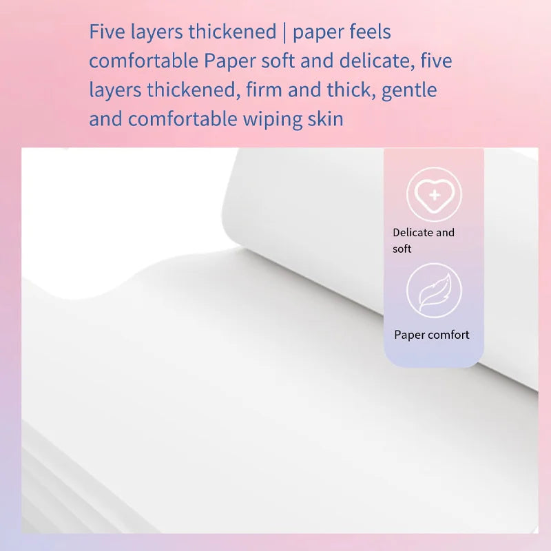 12 rollos de papel higiénico para el hogar, rollos de madera sin núcleo, papel higiénico grueso, papel higiénico de mano
