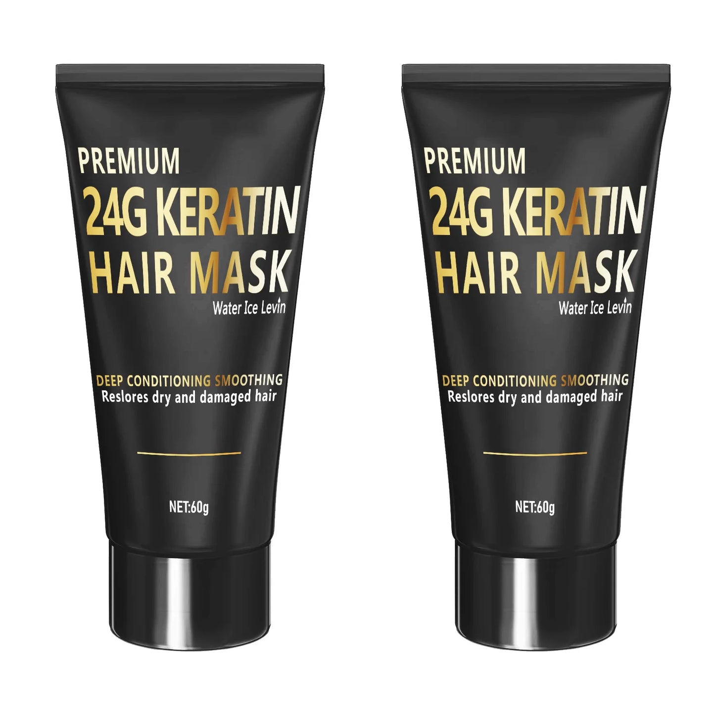 Mascarilla capilar de colágeno y queratina de 24 g. Alisado, reparador, seco, rizado, dañado. Crema de tratamiento. Suave, liso y brillante. Cuidado hidratante profundo.