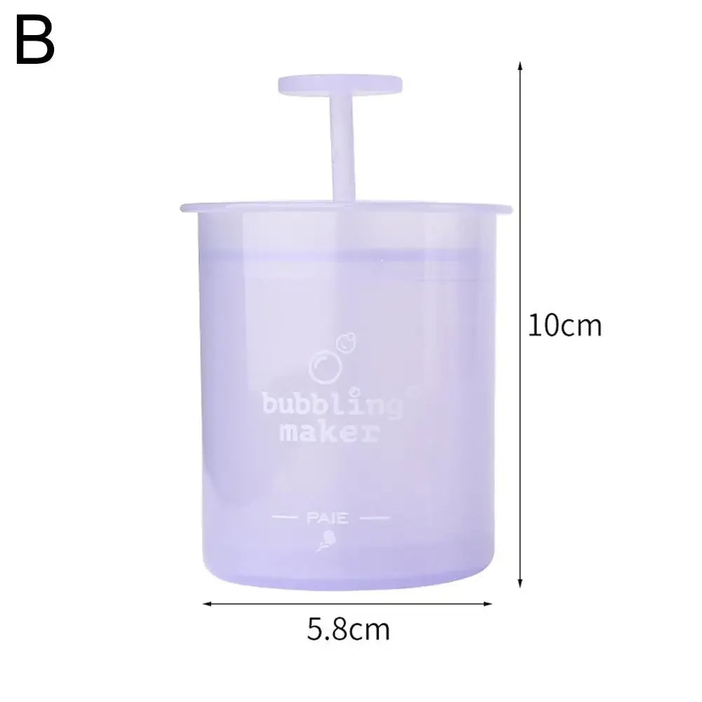 Herramientas de limpieza con espuma, vaso reutilizable para hacer espuma, espumador de burbujas, dispositivo de limpieza con espuma, herramientas para baño, limpiador facial, champú C4E7
