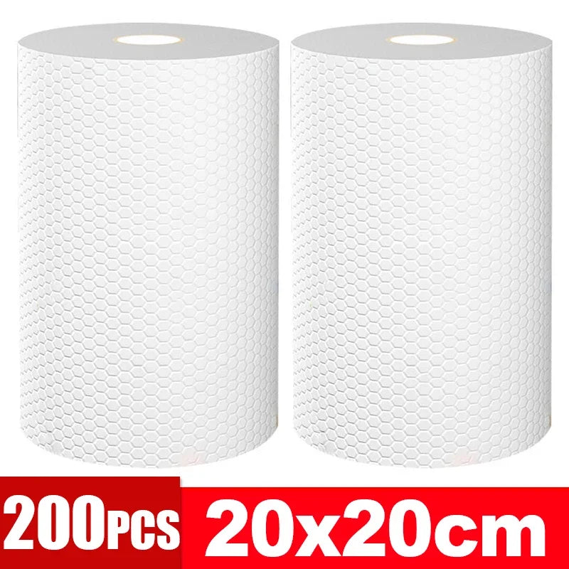 Trapos desechables de cocina, paños de limpieza reutilizables no tejidos, toallas de lavado para el hogar, paños de cocina, toallitas de trapo, herramientas de limpieza de telas