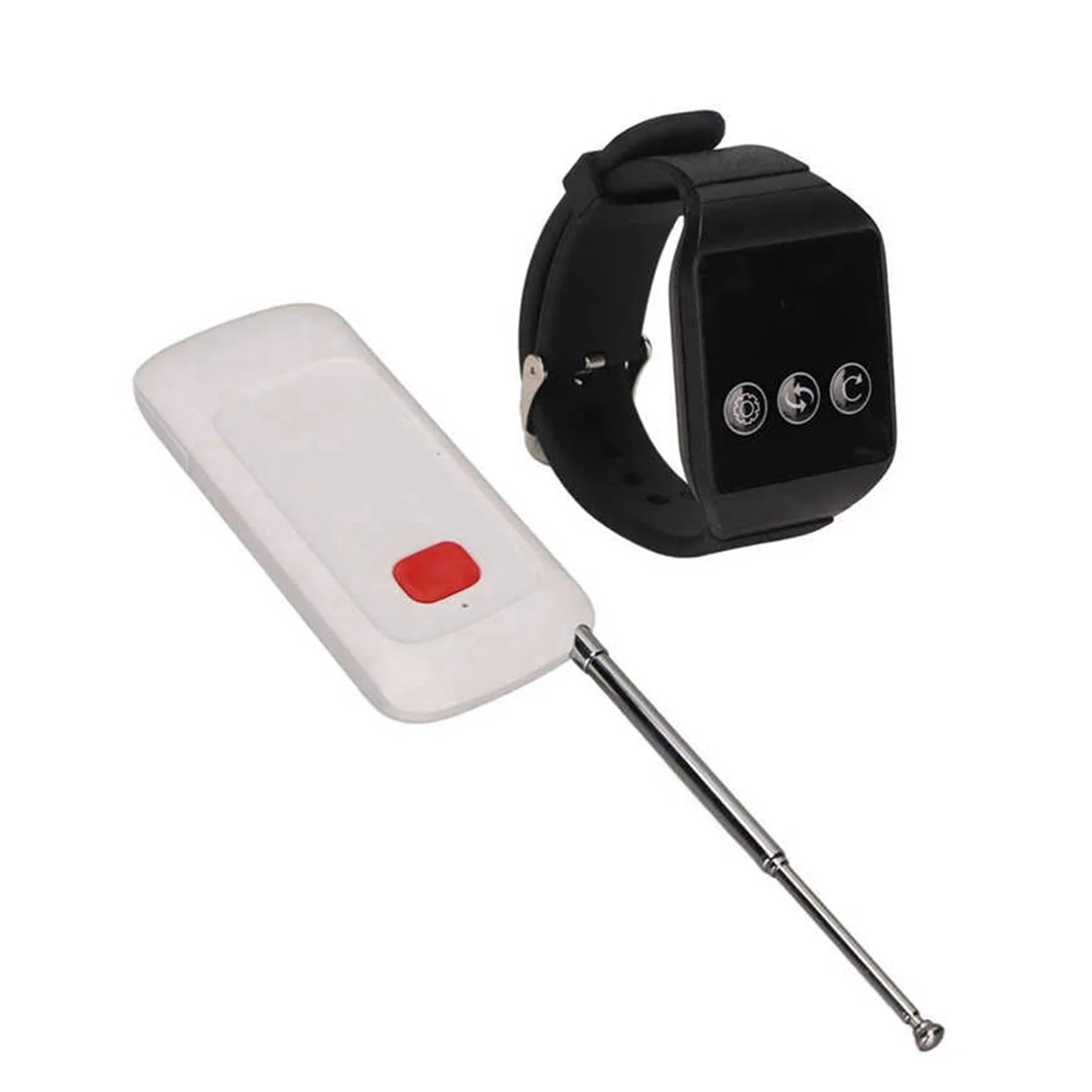 Buscapersonas inalámbrico para cuidadores, sistema de llamada de enfermera inalámbrico, botón de alerta, resistente al agua, para el hogar y el hospital.