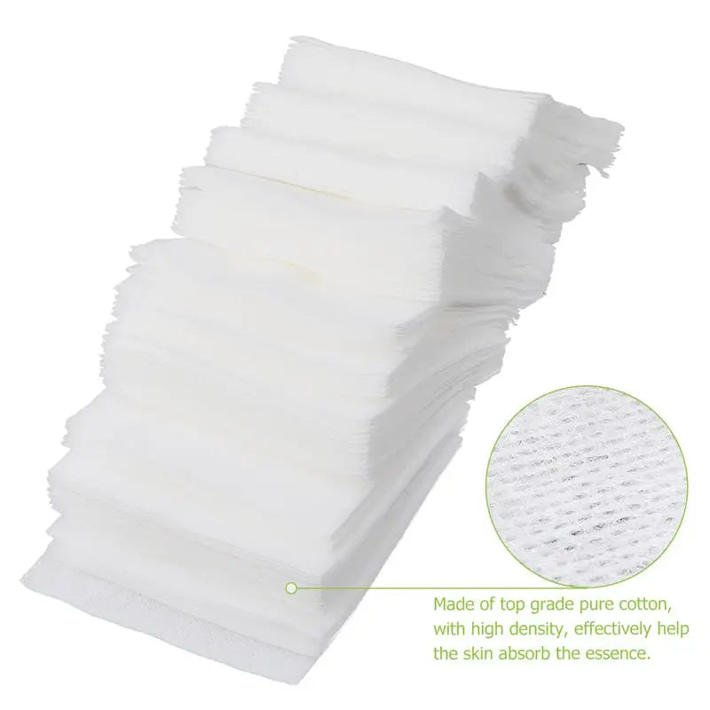 100pcs Non Woven Gauze Sponge First Aid Gauze Cloth Wound Aid Cotton Pads (Folded Size 10x10cm, Unfold Size 20x20cm)