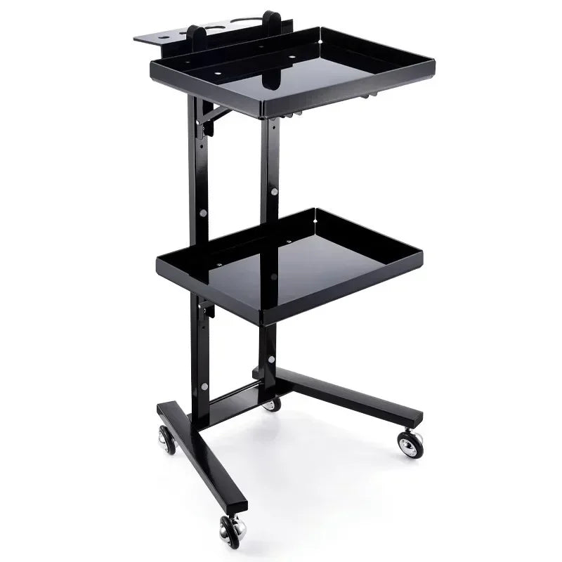 Carrito de acero inoxidable para salón de tatuajes, mueble de peluquería multicapa, carrito de herramientas de almacenamiento