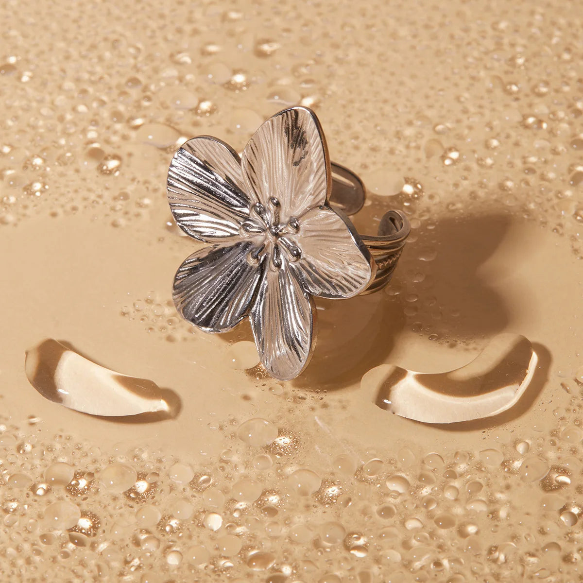 2 pendientes de flores de acero inoxidable a la moda para mujer, ideales para viajes al aire libre, carnaval, fiestas, festivales, regalos.