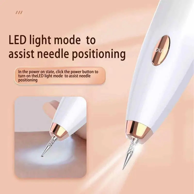Lápiz láser para eliminar lunares, manchas y marcas en la piel, ideal para rostro y cuerpo.