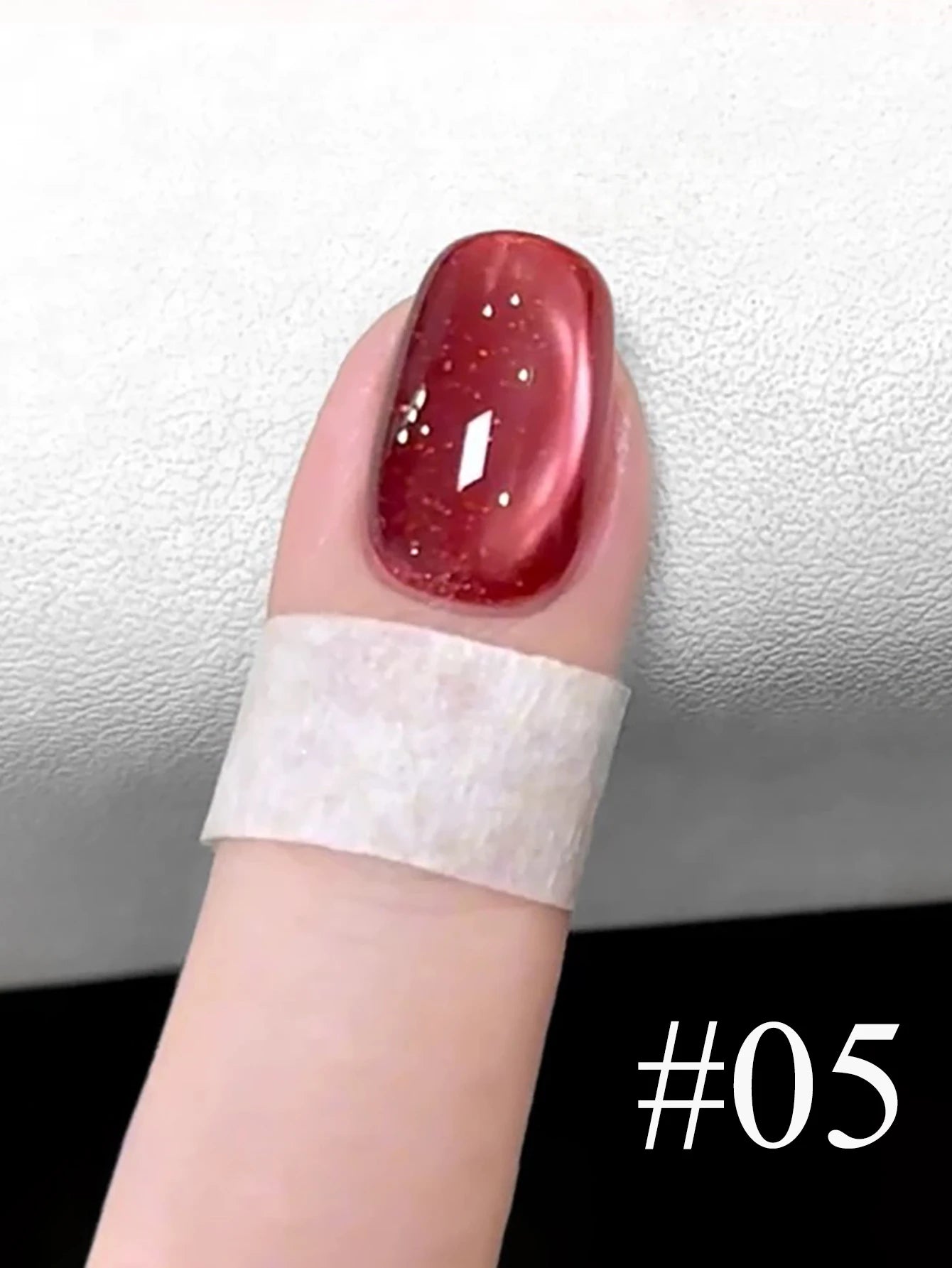 MIANEL 12ML 1-7 piezas Esmalte de uñas en gel con efecto ojo de gato, color rosa, dorado, con burbujas de océano, con cuentas de vidrio, para verano, 2025, para uñas azules, artículos para uñas