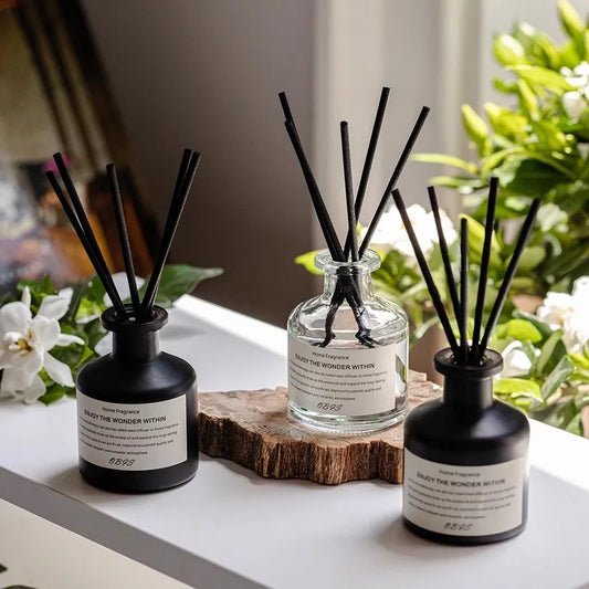 Ambientador líquido sin llama, difusor de aroma, perfume, desodorante, fragancia floral de larga duración, decoración del hogar.
