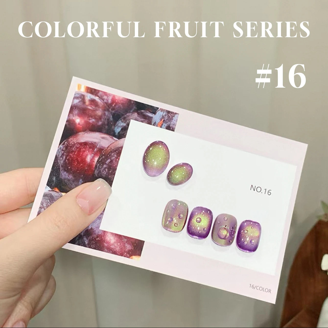 MIANEL 12ML 1-7 piezas Esmalte de uñas en gel con efecto ojo de gato, color rosa, dorado, con burbujas de océano, con cuentas de vidrio, para verano, 2025, para uñas azules, artículos para uñas