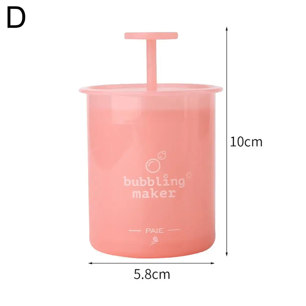 Herramientas de limpieza con espuma, vaso reutilizable para hacer espuma, espumador de burbujas, dispositivo de limpieza con espuma, herramientas para baño, limpiador facial, champú C4E7