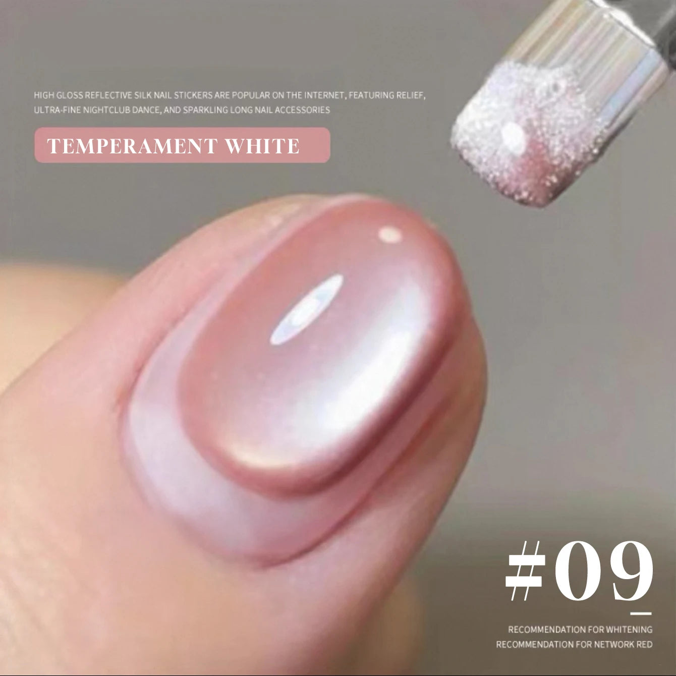 MIANEL 12ML 1-7 piezas Esmalte de uñas en gel con efecto ojo de gato, color rosa, dorado, con burbujas de océano, con cuentas de vidrio, para verano, 2025, para uñas azules, artículos para uñas