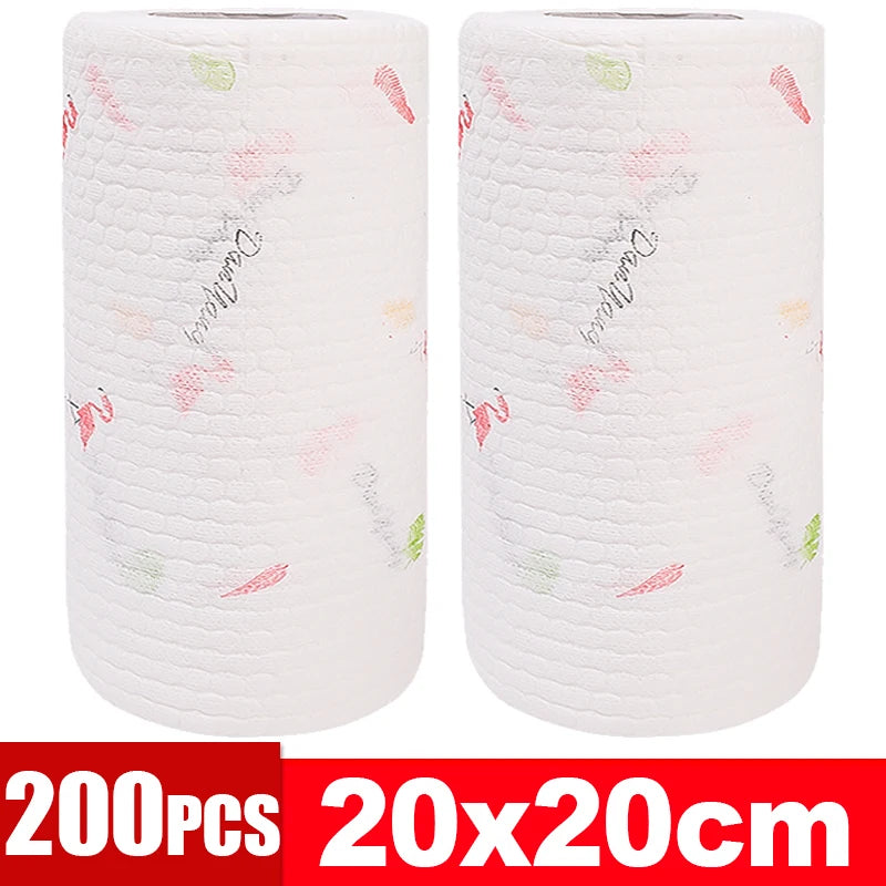 Trapos desechables de cocina, paños de limpieza reutilizables no tejidos, toallas de lavado para el hogar, paños de cocina, toallitas de trapo, herramientas de limpieza de telas